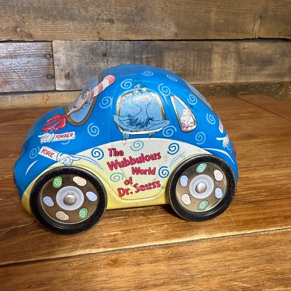 Vintage The Wubbulous‎ World of Dr. Seuss Collectible Tin Car Container Box